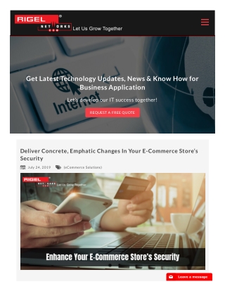 Deliver Concrete, Emphatic Changes In Your E-Commerce Store’s Security