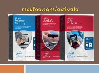 Enter your code - Install and Activate McAfee