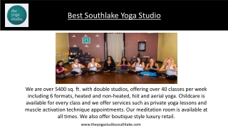 yoga Studios