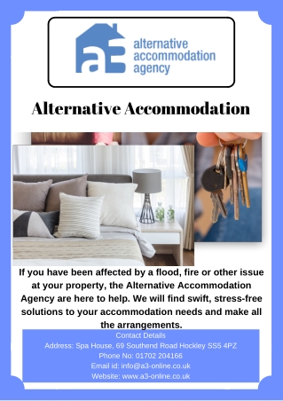 Alternative Accommodation