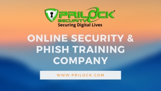 Get Digital Security Awareness Training - Prilock