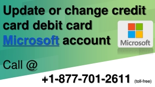 Credit card debit card Microsoft account