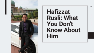 Hafizzat Rusli_ What You Don't Know About Him