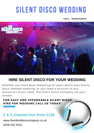 Silent Disco Wedding