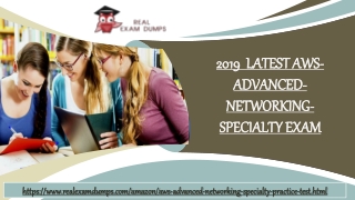 Get AWS Certified Advanced Networking - Specialty Dumps PDF - Study Material RealExamDumps.com