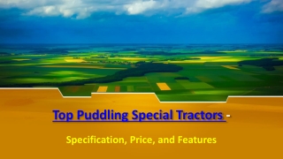 Top puddling tractors in india