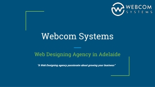 Web Designing Services in Adelaide