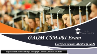 Verified GAQM CSM-001 Study Material - CSM-001 Exam Dumps Realexamdumps.com