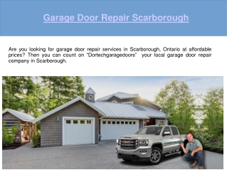 Garage Door Repair Scarborough