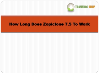 How Long Does Zopiclone 7.5 To Work, Buy Zopiclone