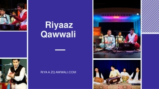 Fundraiser Entertainment Ideas by Riyaaz Qawwali