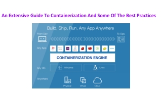 An Extensive Guide To Containerization And Some Of The Best Practices