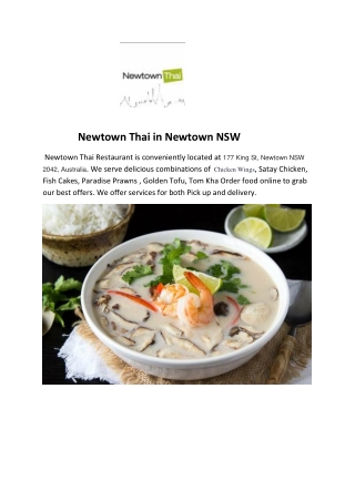 15% Off - Newtown Thai-Newtown - Order Food Onlin