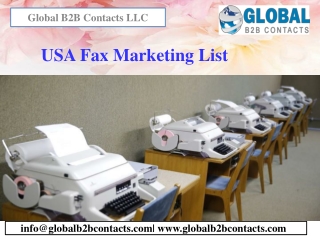 USA Fax Marketing List