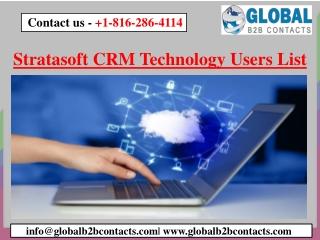 Stratasoft CRM Technology Users List