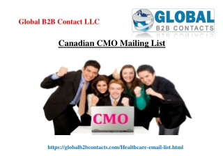 Canadian CMO Mailing List