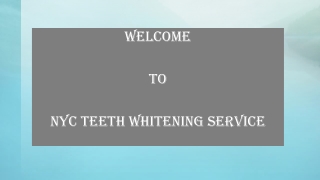 Teeth Whitening NYC