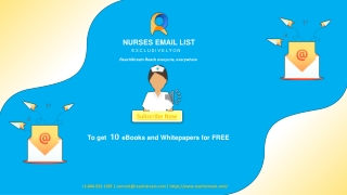Nurses Email List | B2B Nurses Mailing Database