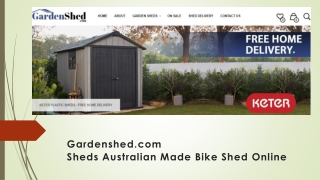 Buying a Small Garden Sheds Online At Reasonable Price.