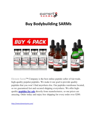 Buy Bodybuilding SARMs