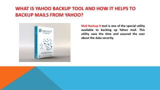 Install Yahoo Backup Tool