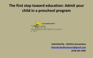 Preschool Palos Verdes Estates, CA