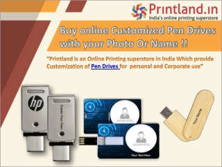 Buy online Customized Pen Drives with your Photo Or Name | Best pen drive