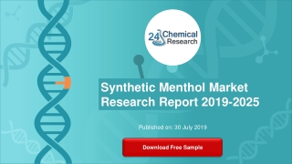 Synthetic Menthol Market Research Report 2019 2025