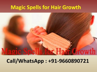 Magic Spells for Hair Growth