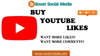 Buy youtube Likes www.boost-social-media.com