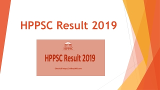 HPPSC Result 2019, Himachal Pradesh PSC Inspector Cut Off, Merit List