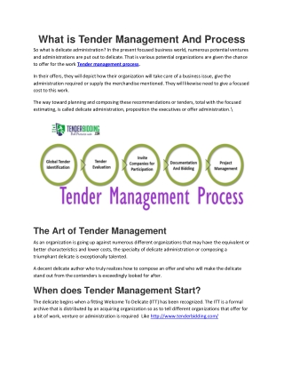 Tender filling | Tender management process | n procure tender