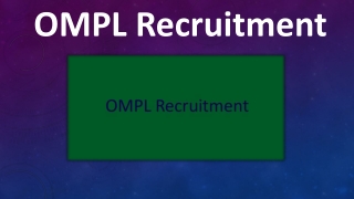 OMPL Recruitment 2019- 17 Posts Of Apprentice, Apply By 24.07.2019