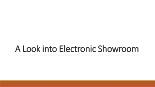Electronic Showroom