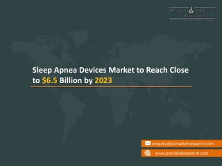 Sleep Apnea Devices Market Worldwide Industry Analysis