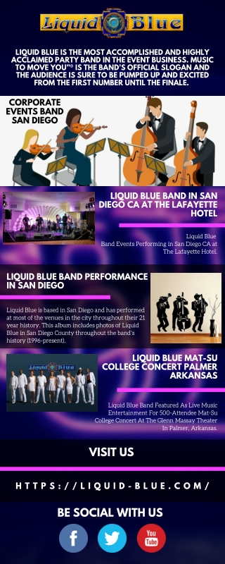 Corporate Events Band San Diego - Liquid Blue