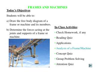 FRAMES AND MACHINES