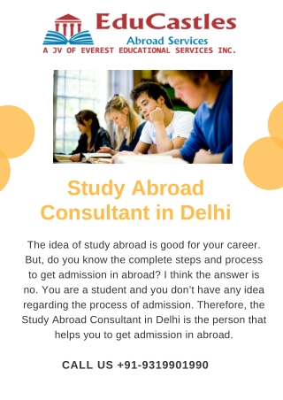 EduCastles - Get admission in abroad by Study Abroad Consultant in Delhi