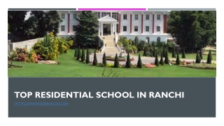 Top residential school in Ranchi