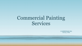 Residential Painting Cambridge MA