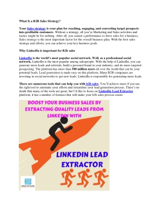 LinkedIn Lead Extractor