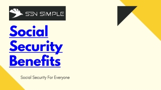 social security benefits - SSN Simple