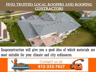 Find Trusted Local Roofers And Roofing Contractors