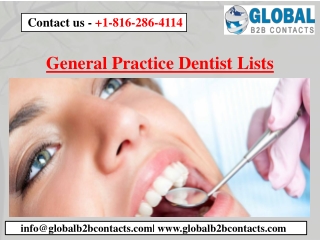 General Practice Dentist Lists