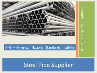 Steel Pipe Supplier
