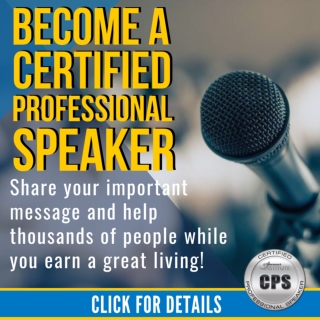 Professional Speaker Certification - Motivational and Keynote
