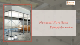 Install partition wall in your home or office