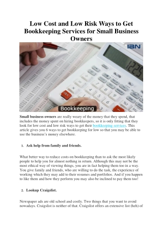 Bookkeeping Accounting Payroll Services to USA and UK