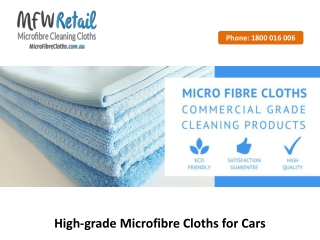 High-grade Microfibre Cloths for Cars