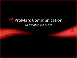 ProMarc Communication